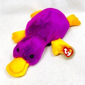 Ty Patti Beanie Buddies Collection Large Plush Platypus - 16" - MWMT (1998)
